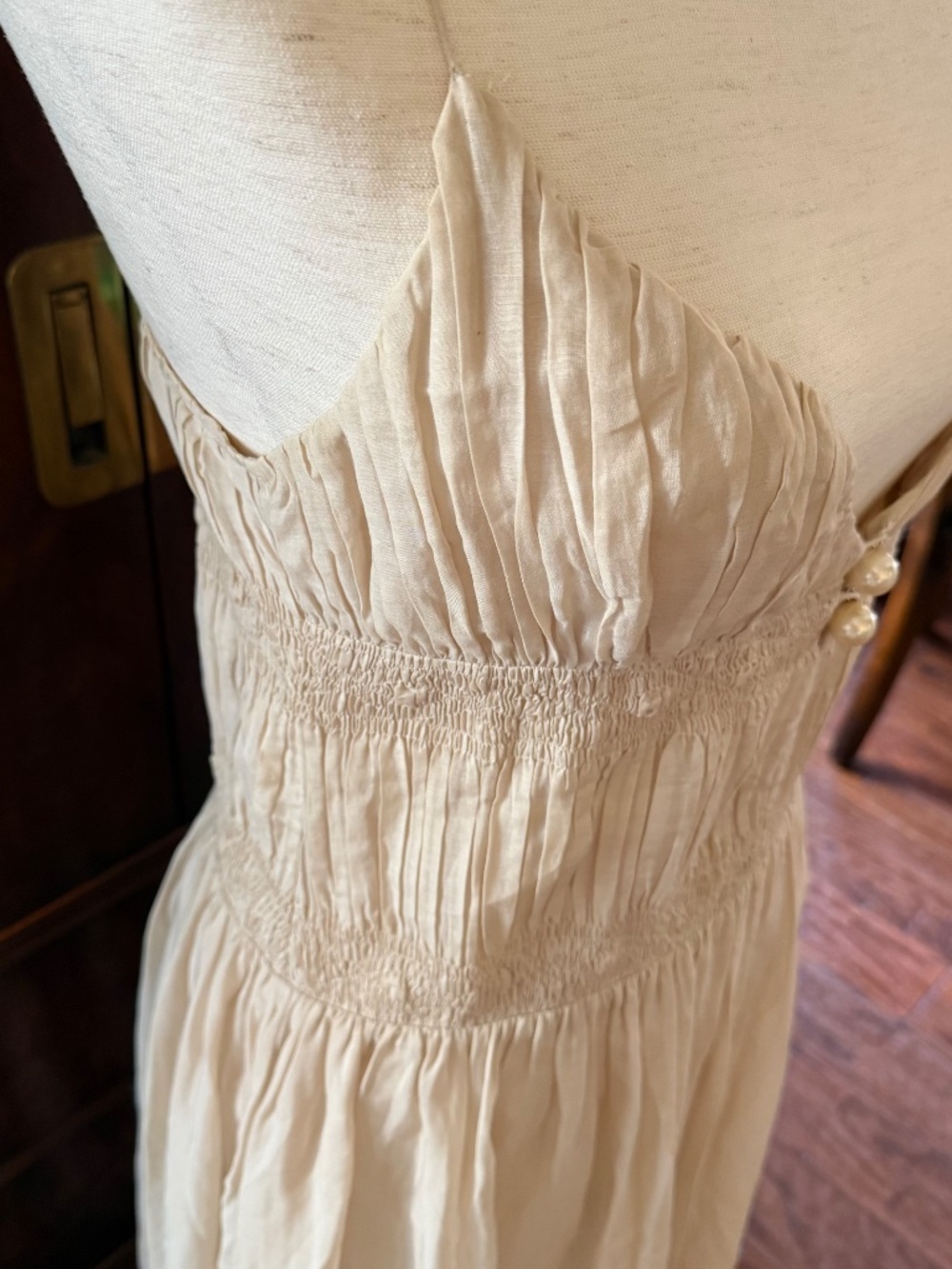 Fiori De Zucca chiffon whimsy dress wedding bridesmaid - Picture 4 of 12